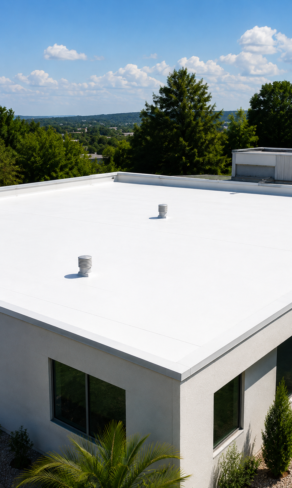 Flat roofing